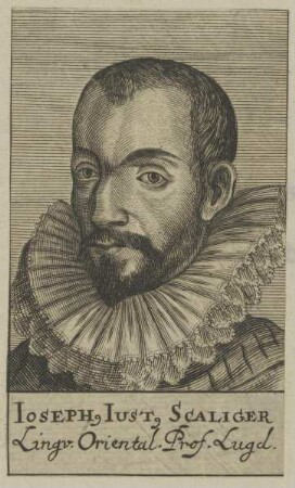 Bildnis des Iosephus Iustus Scaliger