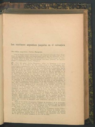 Los escritores argentinos juzgados en el extranjero