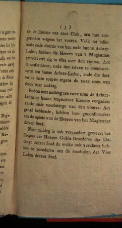 [Op 22 November 1792 die Heeren van 't Magistraat voorlesinge gehad hebbende van den brief ...]