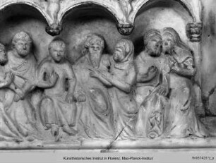 Altarpolyptychon : Predella : Der zwölfjährige Jesus im Tempel