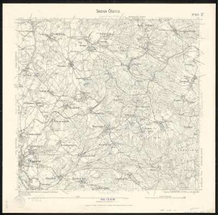 Äquidistantenkarte 143 : Section Oelsnitz, 1909 : Section Oelsnitz. - 1:25000. - Leipzig: Giesecke & Devrient, 1909. - 1 Kt.