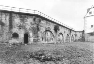 Königstein. Festung. Kasemattenam Alten Zeughaus (18. Jh.)