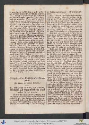 Einiges aus den Geschichten des Vaterlandes.
