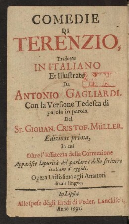 Die Comödien Des Terentii,