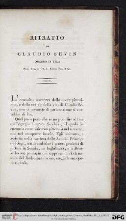 Ritratto Di Claudio Sevin
