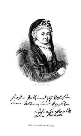 [Sophie Gräfin von Voss geb. Pannewitz]