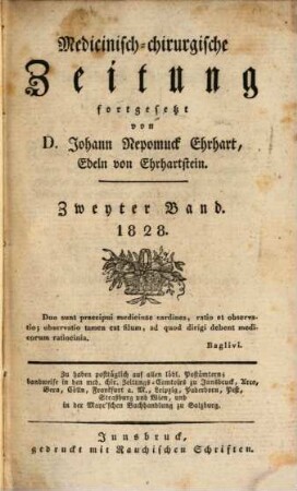 Medicinisch-chirurgische Zeitung. 1828, 2