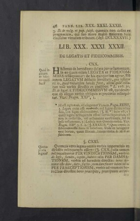 Lib. XXX. XXXI. XXXII.