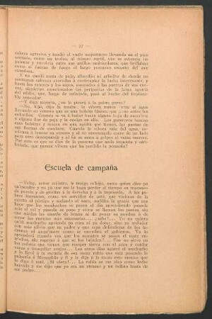 Escuela de campaña