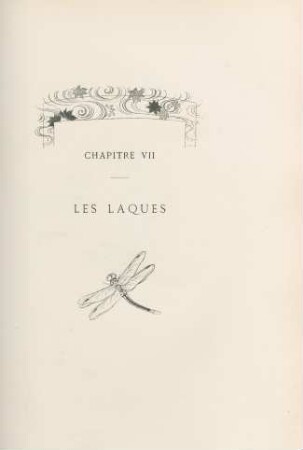 Chapitre VII. Les laques