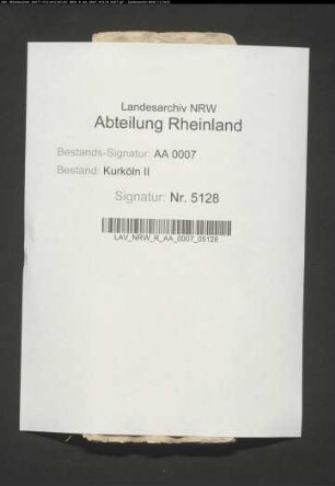 Rechnungen des Zolls zu Rheinberg
