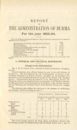 I.-Physical and political geography.