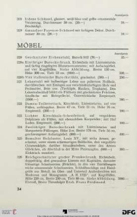 Möbel (Nr. 320-328)