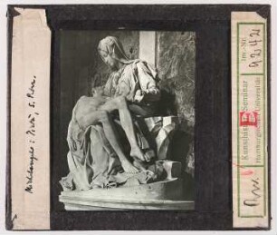 Michelangelo: Pietà. Rom, St. Peter