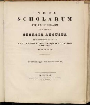 1880_WS: Index scholarum publice et privatim in Academia Georgia Augusta ... habendarum