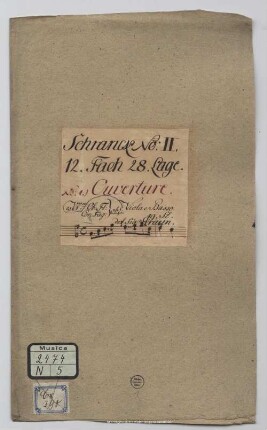 Overtures - Mus.2474-N-5 : orch - G; GraunWV A:XI:5