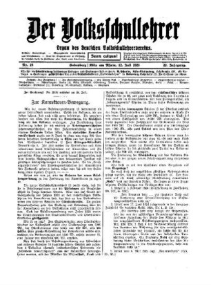 Zur Konrektoren-Bewegung