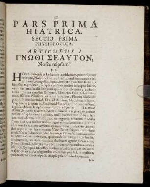 Articulus I. - Articulus IV.