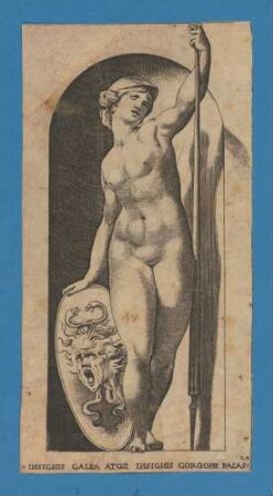 Pallas Athene (Caraglio, Götter, 1526, 20)