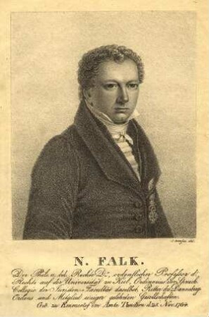 Bildnis von Nikolaus Falck (1784-1850)
