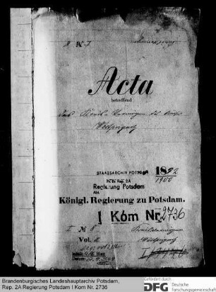 Haushaltspläne, Verwaltungsberichte und Kreisvermögen des Kreises Westprignitz