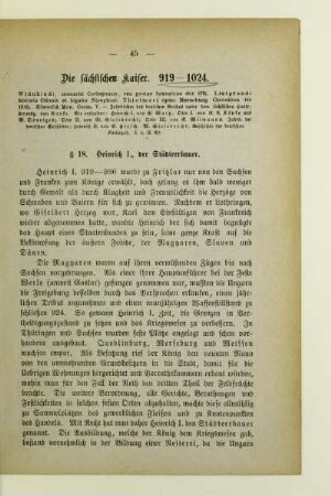 Die sächsischen Kaiser (919-1024)
