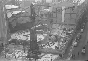 Bukarest: Carlton-Ruine von oben gesehen