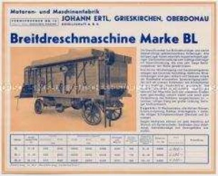 Breitdreschmaschine Marke BL