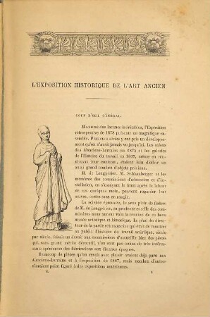 Les beaux-arts et les arts décoratifs : Exposition universelle de 1878, 2. L' art ancien