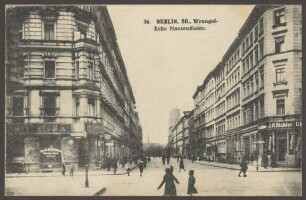 Ansichtskarte Kreuzung Wrangel- und Manteuffelstraße