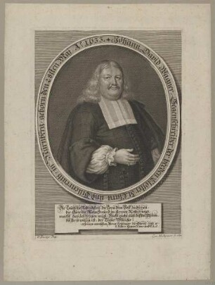 Bildnis des Johann David Wagner