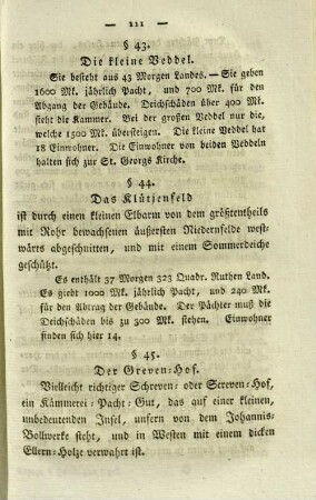 § 45. Der Grevenhof