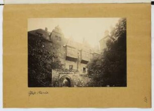Burg Ranis, Pößneck: Ansicht (aus: Skizzen- und Fotoalbum 20)
