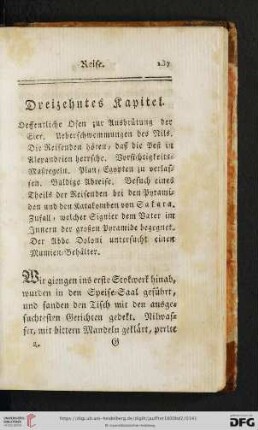 Dreizehntes Kapitel