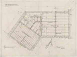 Bestelmeyer, German; Bamberg (Bayern); Ev. Erlöserkirche - Sakristeianbau, Gebälk über dem Erdgeschoss