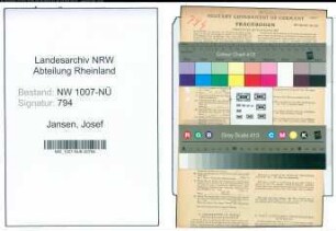 Entnazifizierung Josef Jansen , geb. 10.01.1903 (Kaufm.Angestellter)