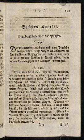 133-143, Sechstes Kapitel.