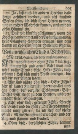 Vom menschlichen Elend u. Verderben