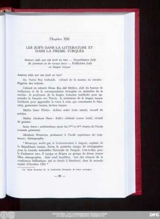 Chapitre XIII Les Juifs Dans La Litterature Et Dans La Presse Turques