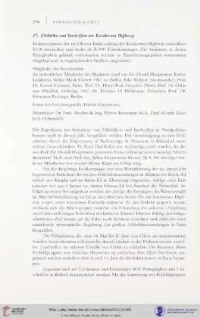 17. Felsbilder und Inschriften am Karakorum-Highway