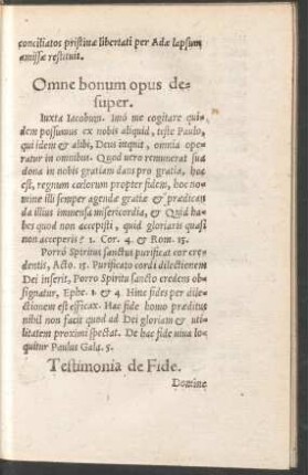 Omne bonum opus desuper.