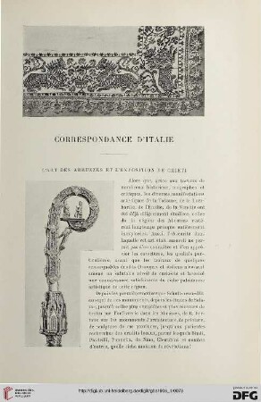 3. Pér. 35.1906: L' art des Abruzzes et l'exposition de Chieti : correspondance d'Italie