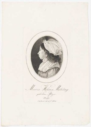 Bildnis der Maria Helena Mühling