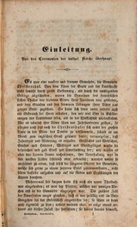 Die Schönheit der katholischen Kirche : dargestellt in ihren äusseren Gebräuchen in und außer dem Gottesdienste für das Christenvolk