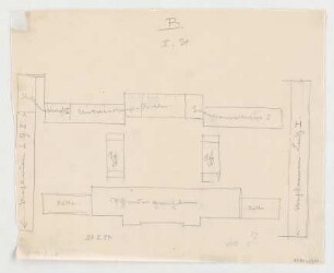 Thiersch, Friedrich von; München; Justizpalast - Grundriss 2. OG