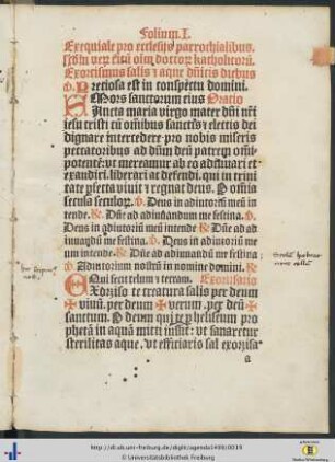 Exorcismus salis et aque dominicis diebus.