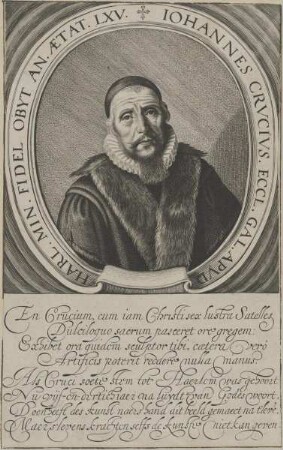 Bildnis des Iohannes Crvcivs