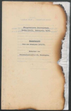 1927/28: Jahresbericht ... - 1927/28