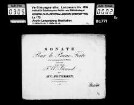 August Petersen: Sonate / pour le Piano-Forte / avec accompagnement de Violon ... / par / Aug. Petersen Chez Breitkopf & Härtel à Leipsic Besitzvermerk: Charles P.v.H.