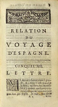 Relation Du Voyage D'Espagne, 2